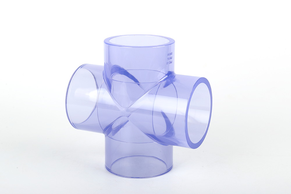 多文镇透明正四通